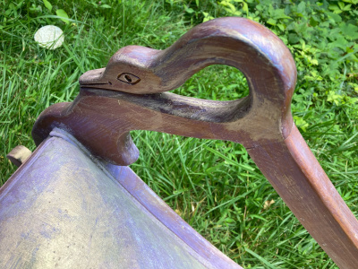 Detail of Swan Rocking Chair
