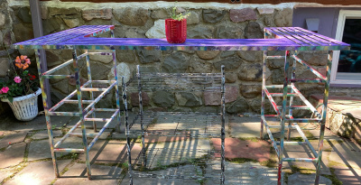 Outdoor Funky bar and shelf