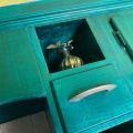 Hand Painted Kitchen cabinets and hardware