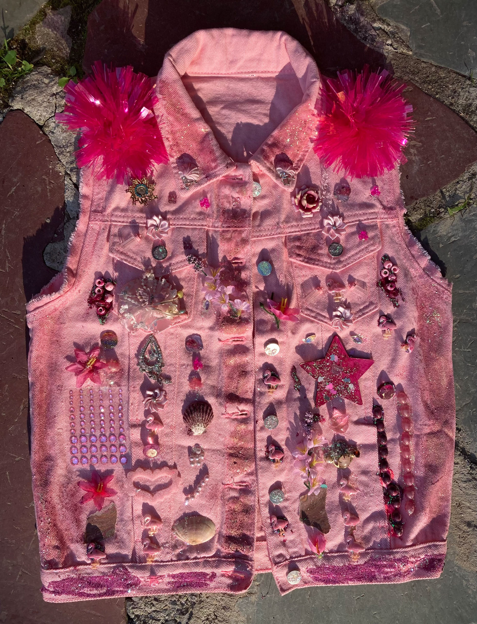 Pink Vest - Front