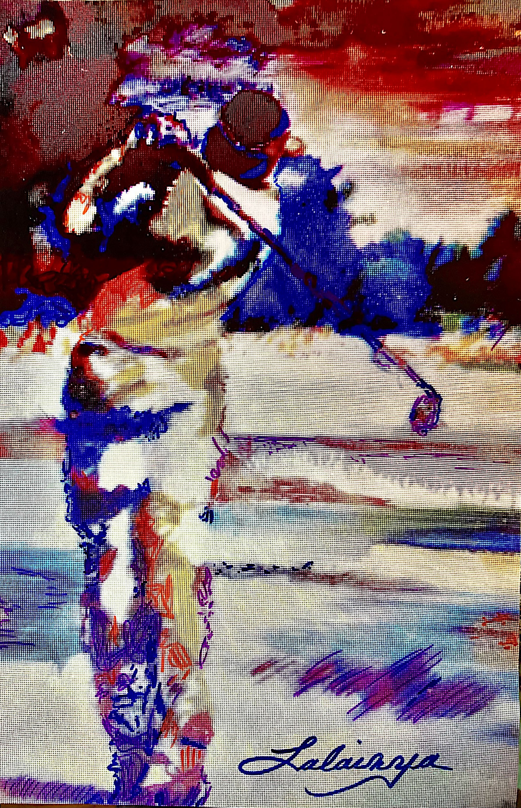 Golf Mural, Acrylic