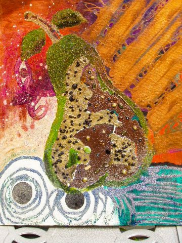 Pear-in different light--part of the artists collection