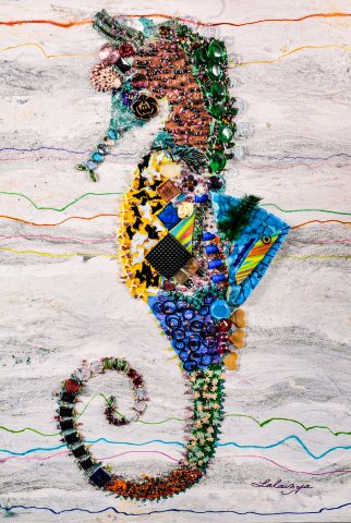 Little Beaded Seahorse