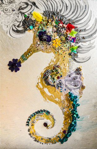 Seahorse With Wild Mane
