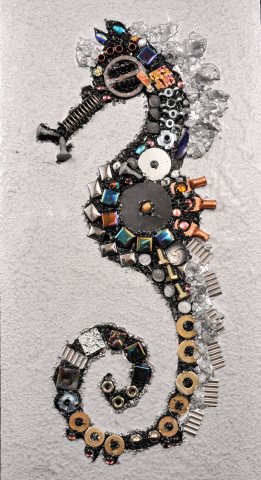 Metal Seahorse