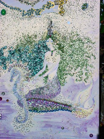 Mermaid With Pet Seahorse
